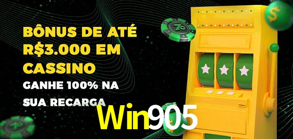 Win905 melhor bônus de depósito